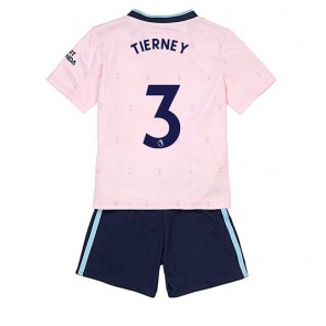 Arsenal Kieran Tierney #3 kläder Barn 2022-23 Tredje Tröja Kortärmad (+ korta byxor)